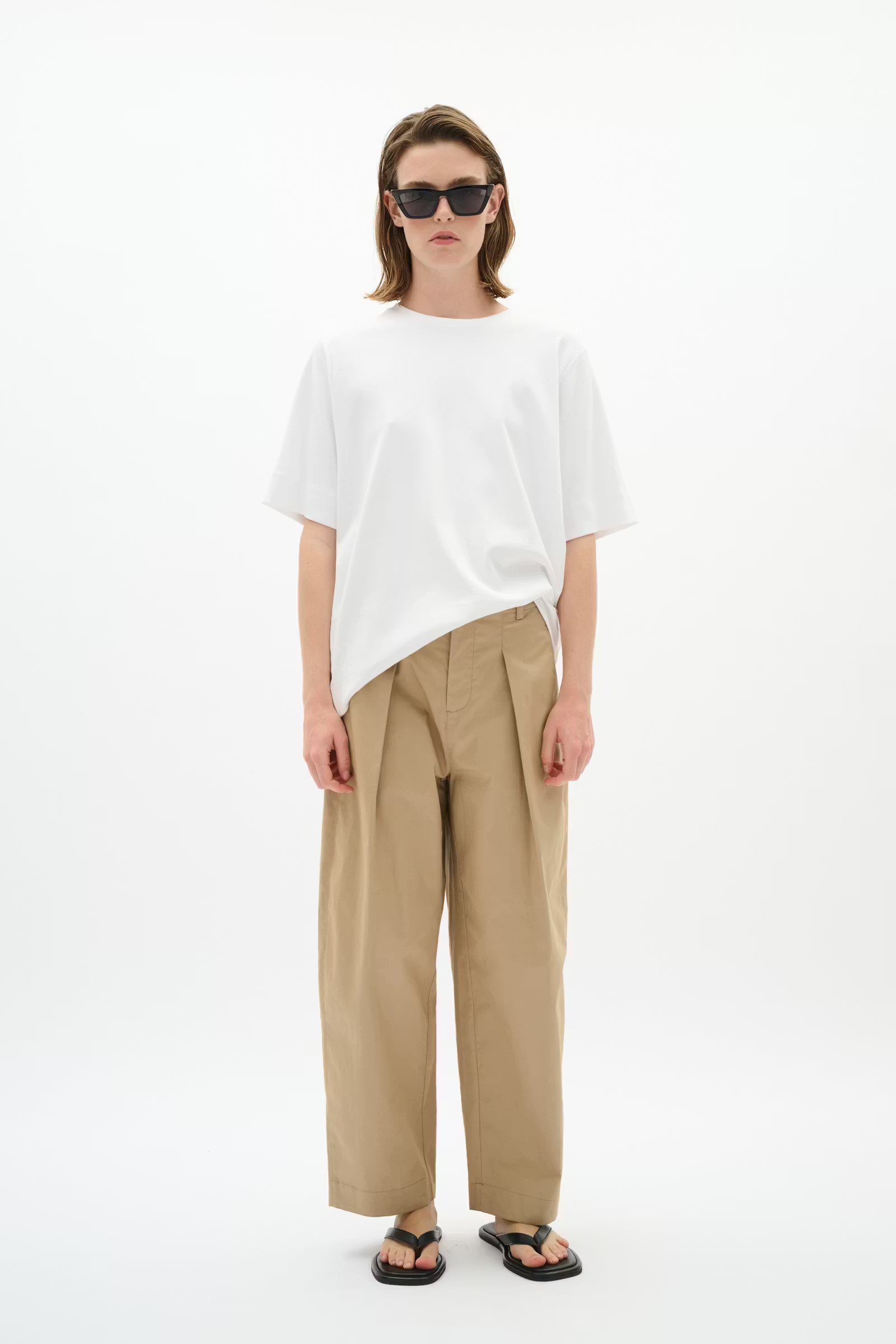 Elvia Trousers - Latte
