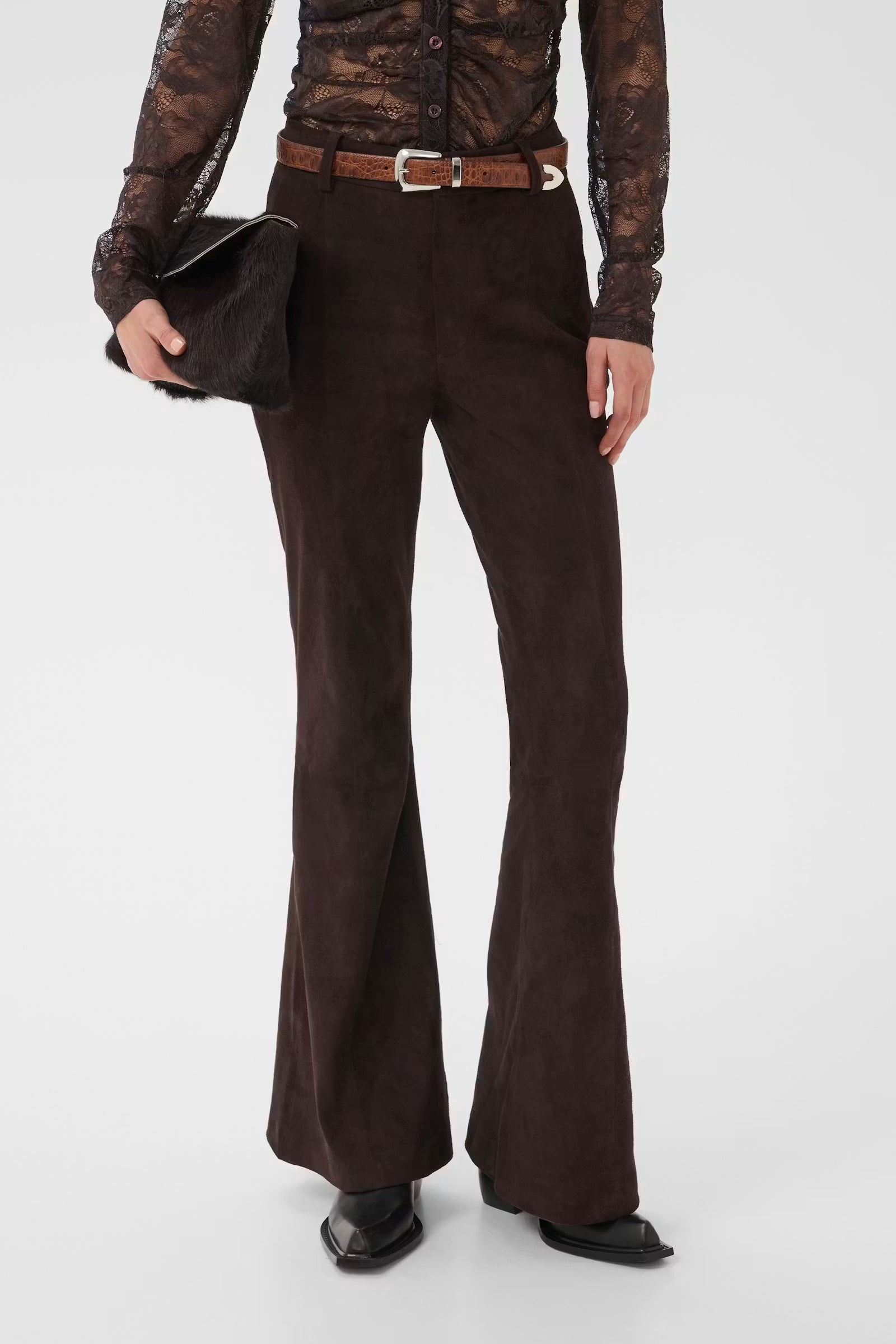 Crolina Leather Belt - Cognac