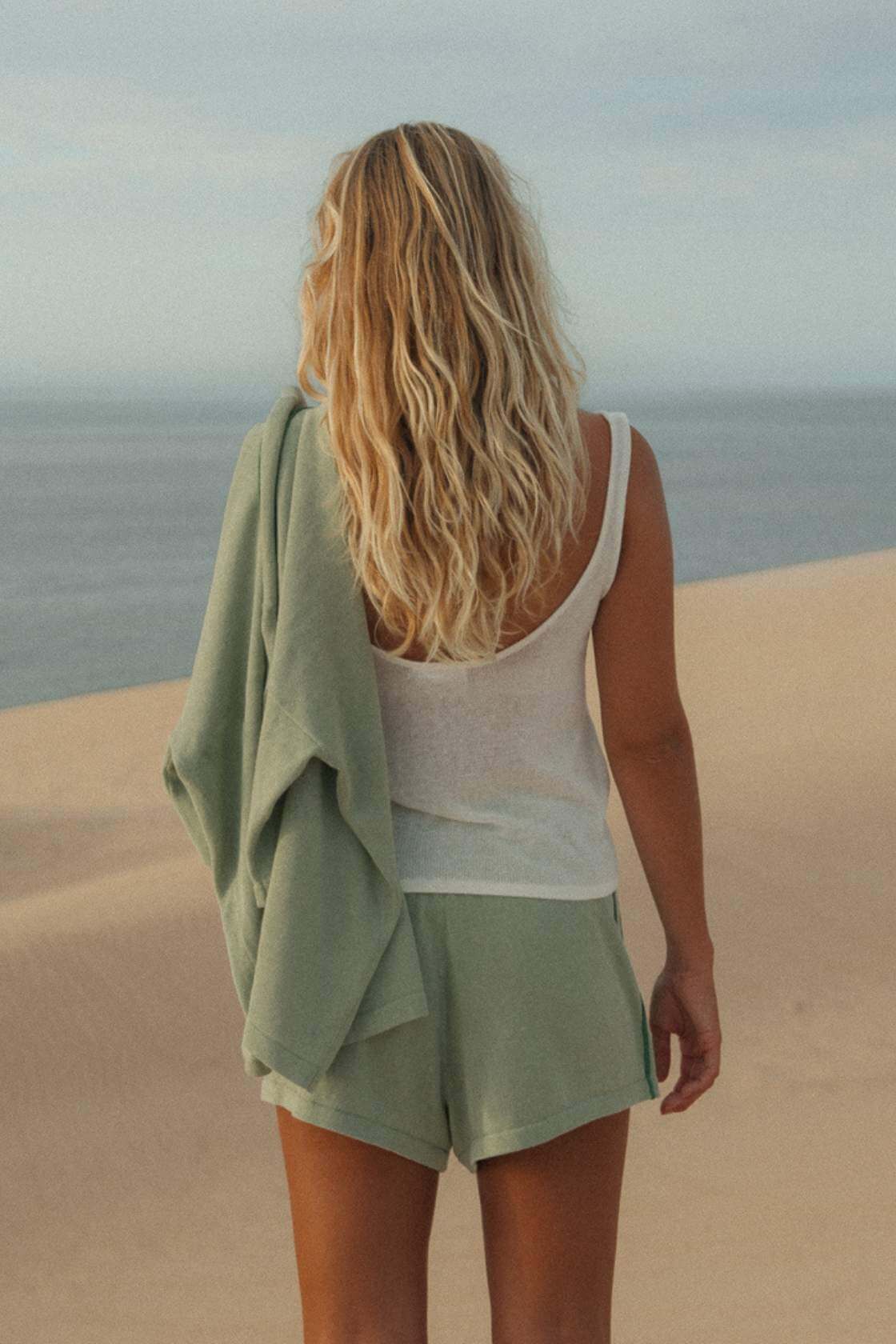 Pippa Oversized Tee - Sea Green