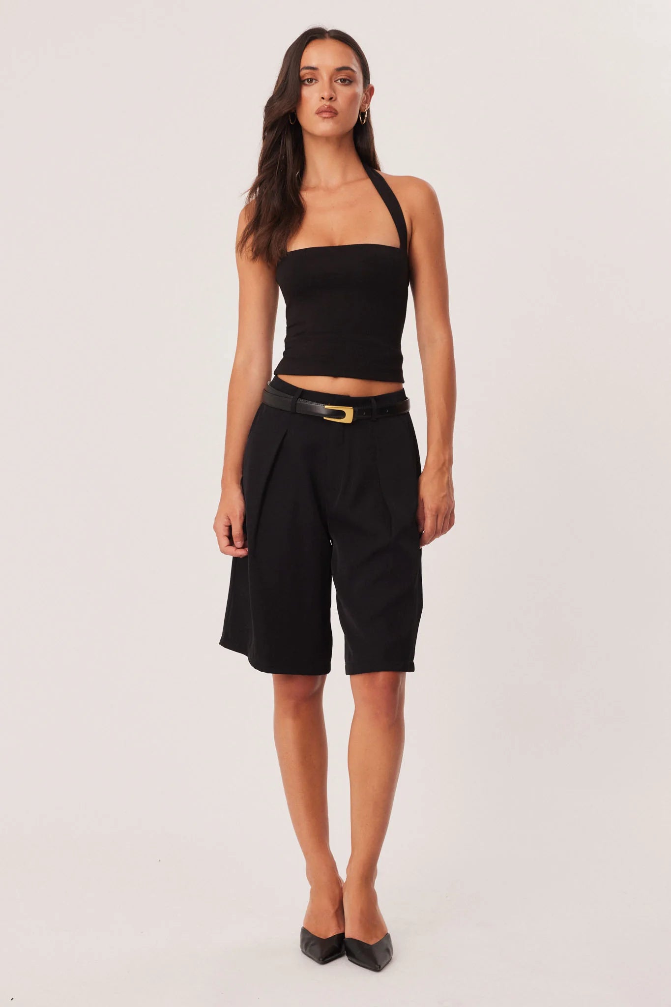 Reece Bermuda Shorts - Black