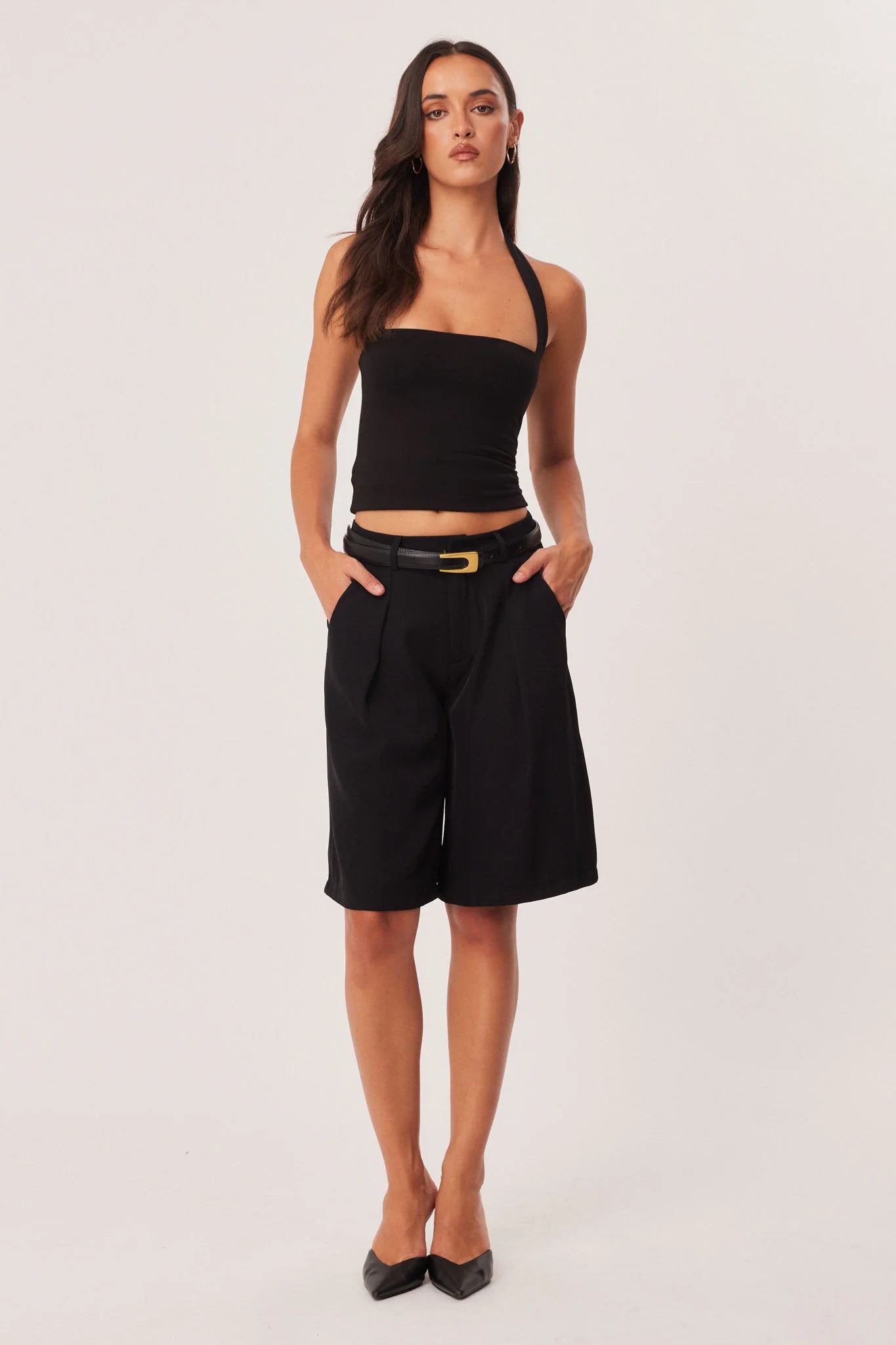 Reece Bermuda Shorts - Black