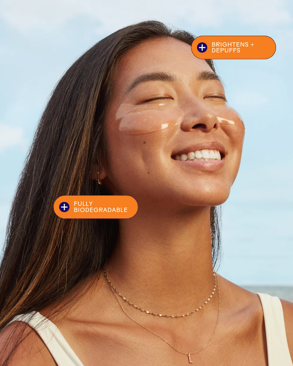 Brighter Days Red Algae + Avocado Biodegradable Eye Mask - Single Sachet