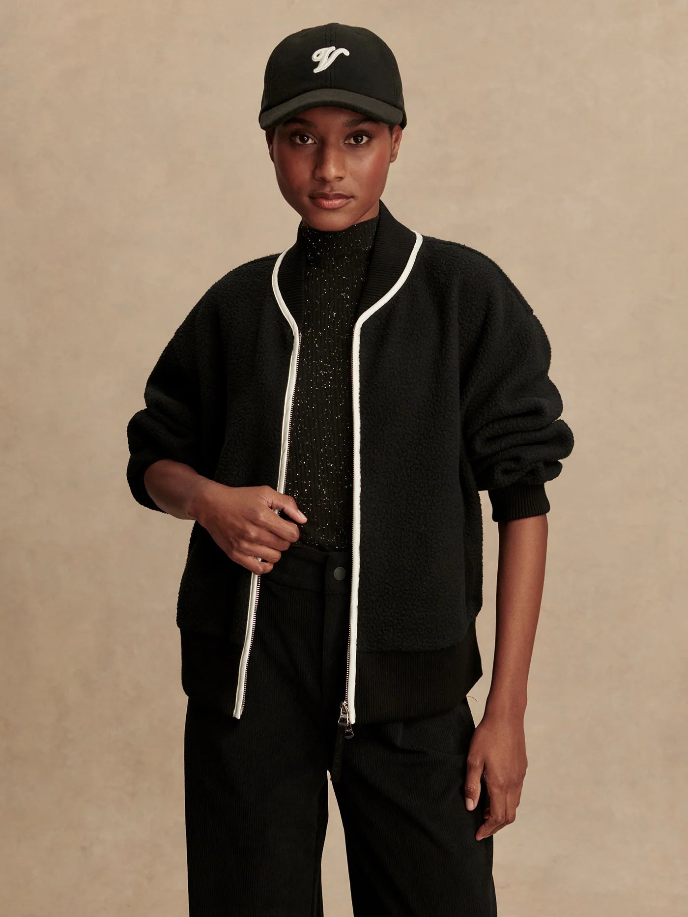 Hansley Fleece Jacket - Black