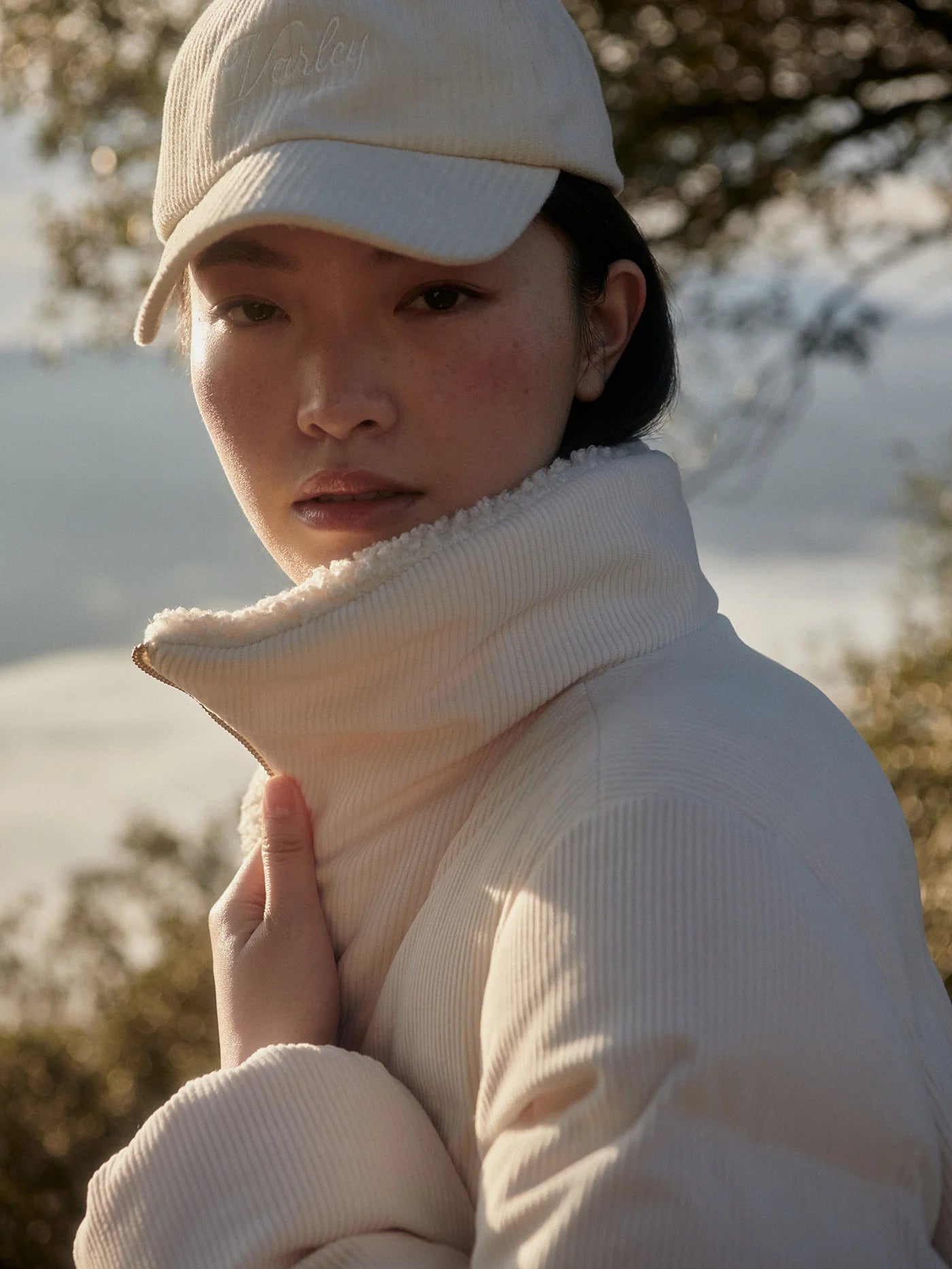 Brackley Cord Puffer Jacket - Birch