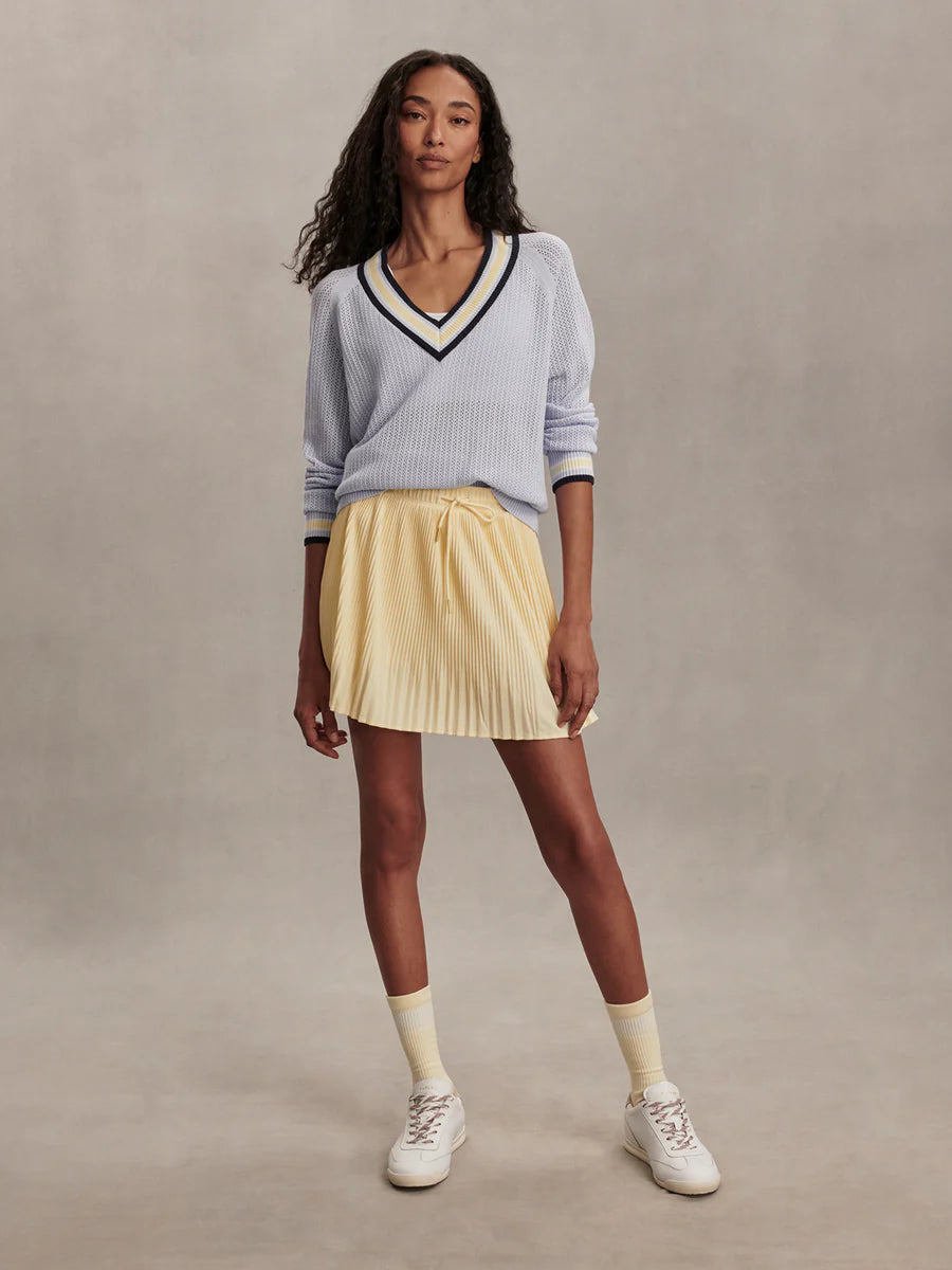Maurice V-Neck Sweater - Xenon Blue
