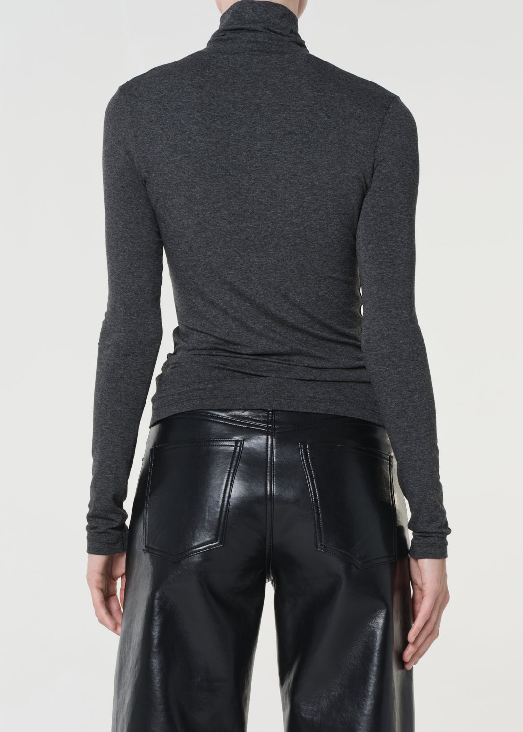 Pascale Turtleneck - Charcoal Heather