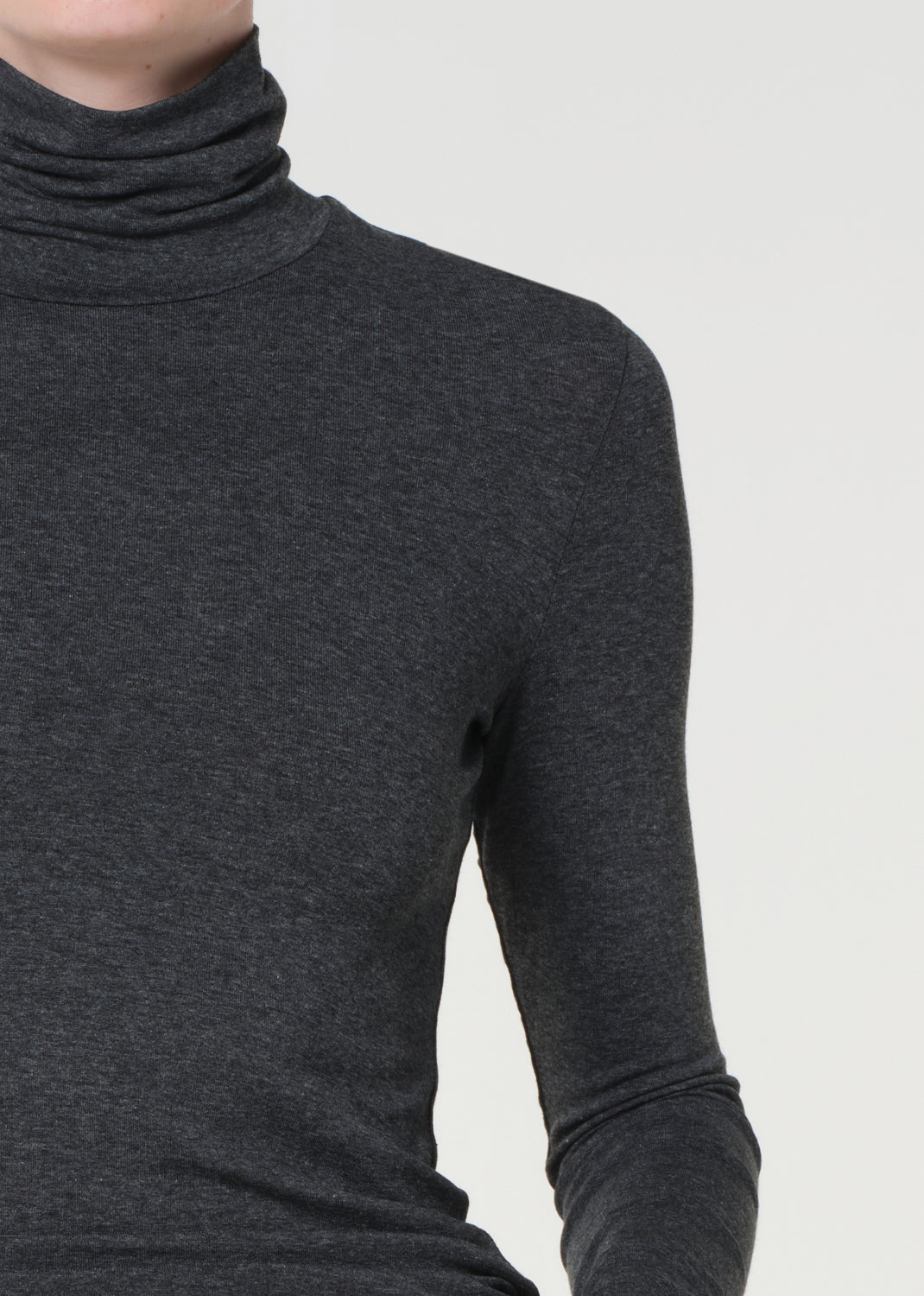 Pascale Turtleneck - Charcoal Heather