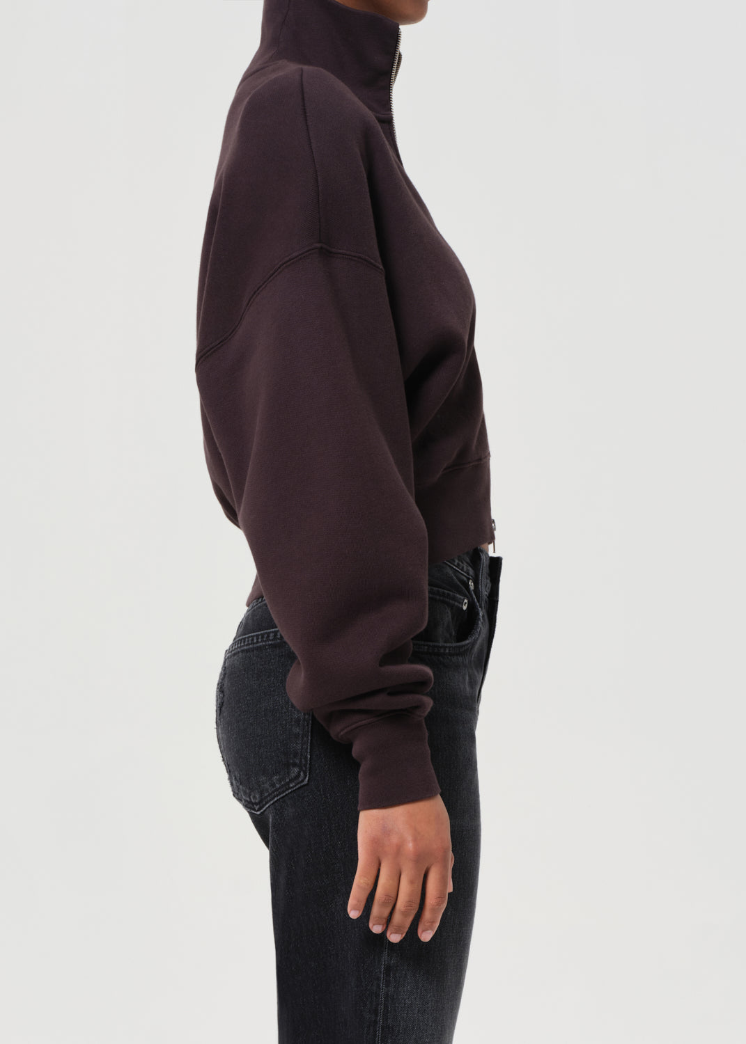 Darby Zip Up - Chocolate