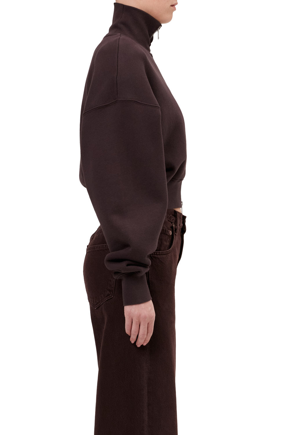 Darby Zip Up - Chocolate