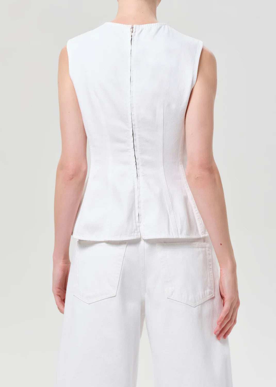 Corbin Denim Shell Shirt - Marshmallow
