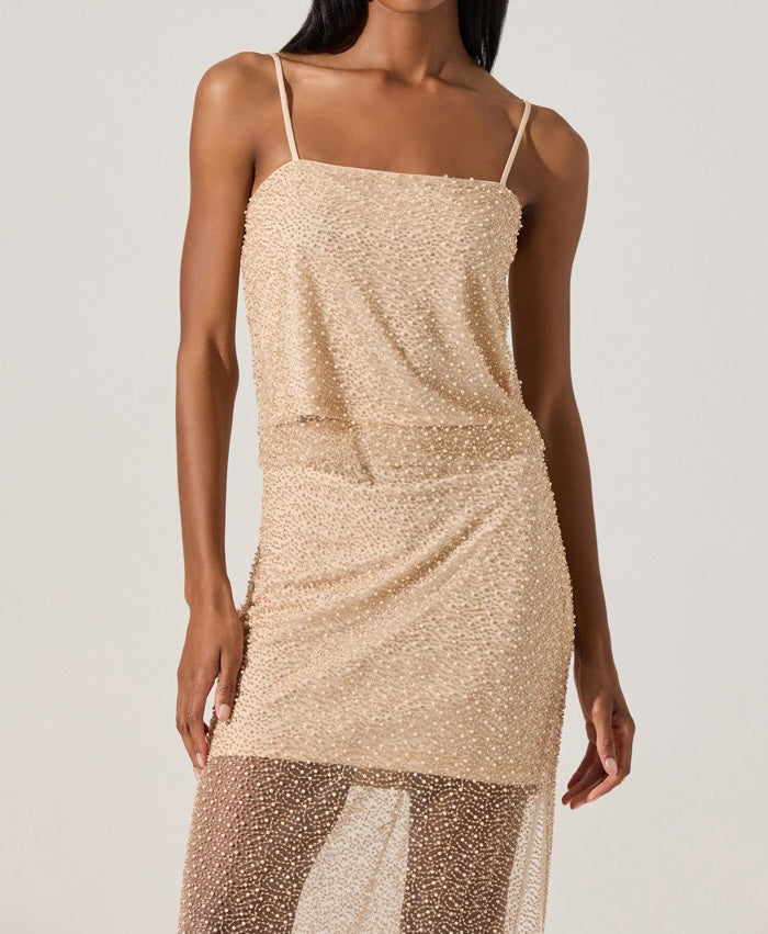 Messina Top - Champagne