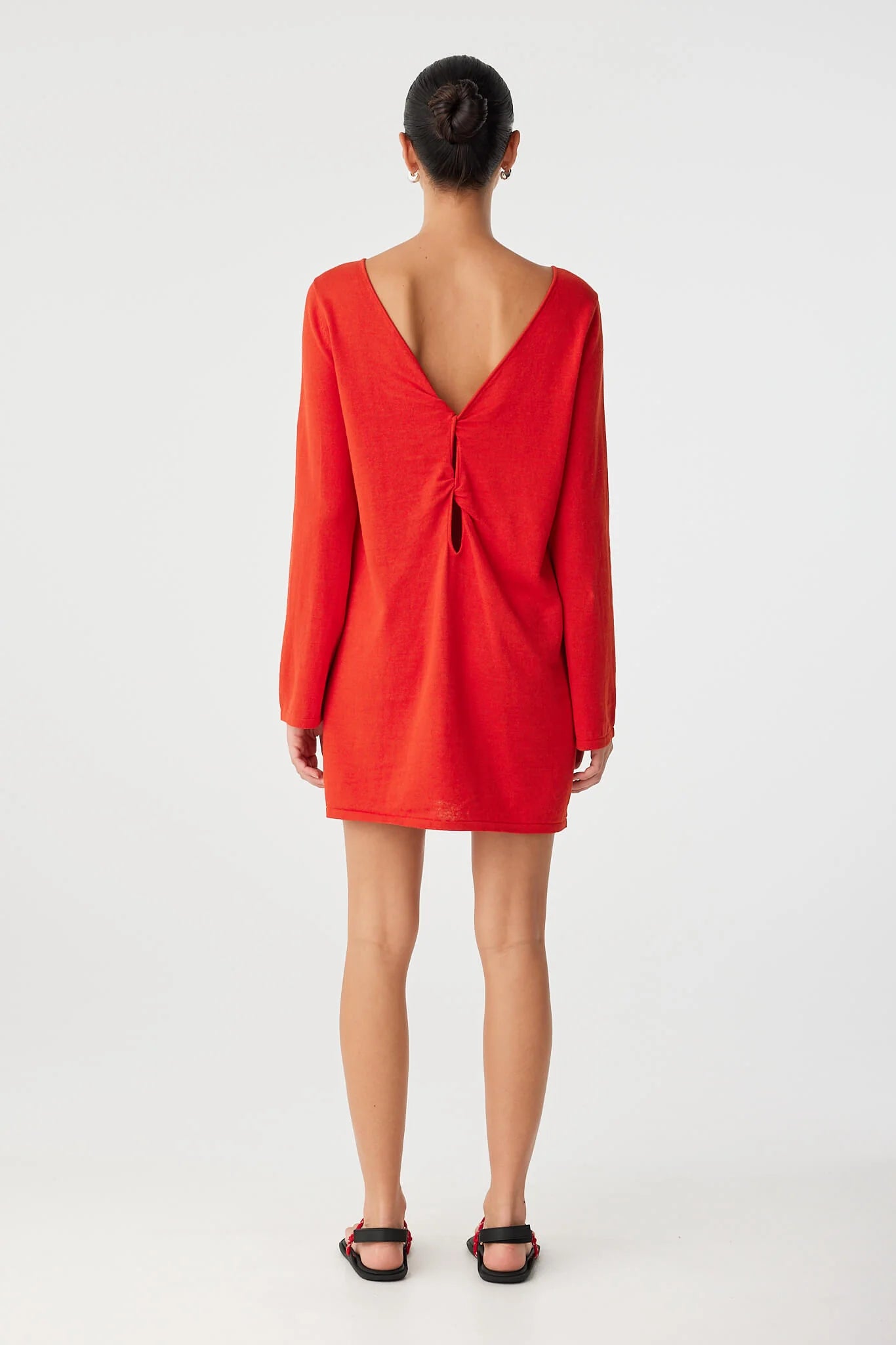 Paloma Reversible Dress - Cherry Red
