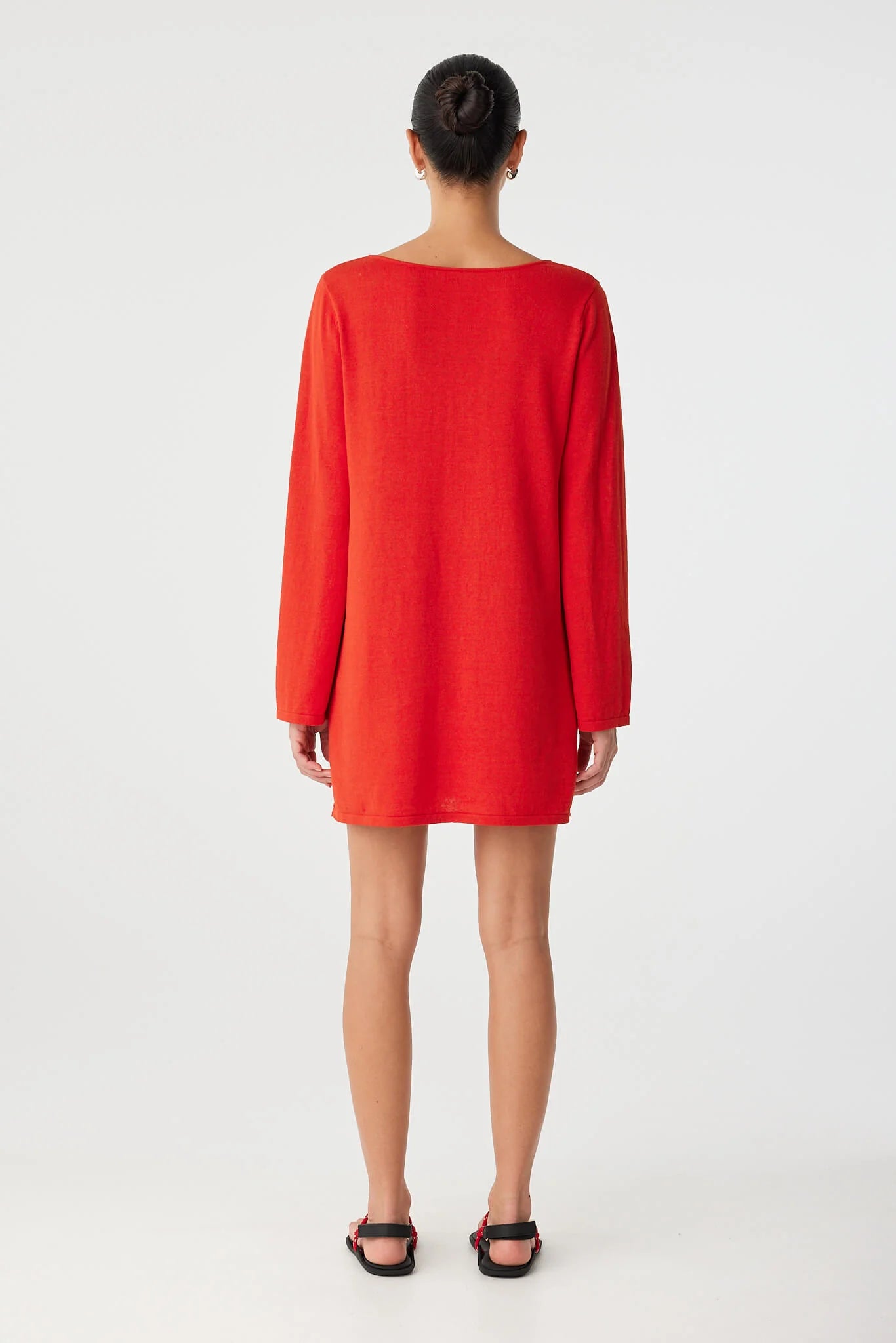 Paloma Reversible Dress - Cherry Red