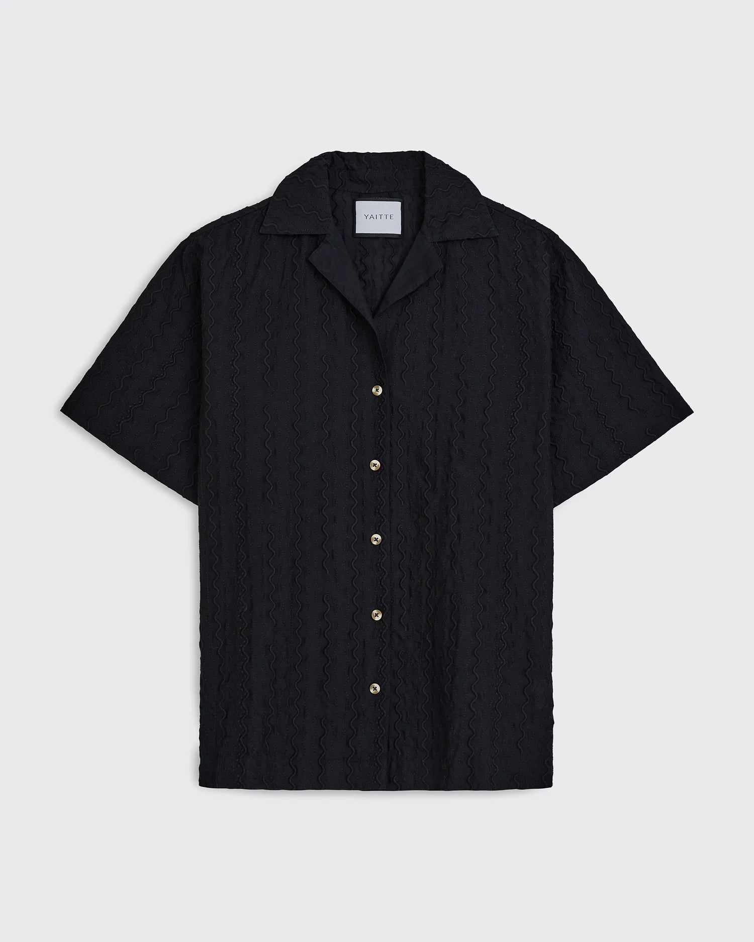 Bondi Shirt - Black Embroidered