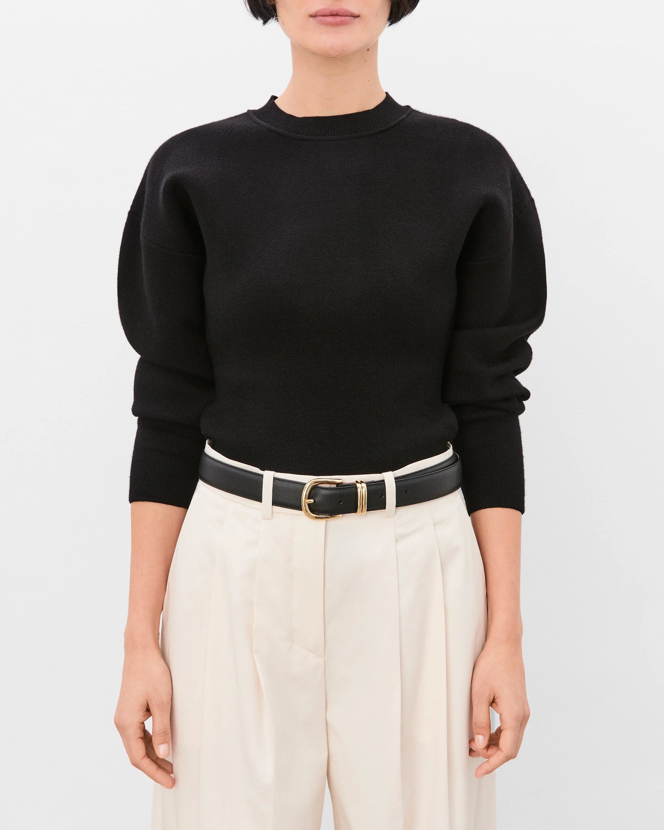 Beatrice Belt Leather Black