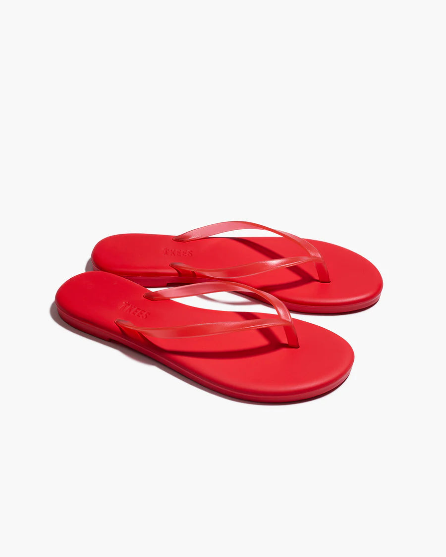 Aqua Flips Flops - Sol Red
