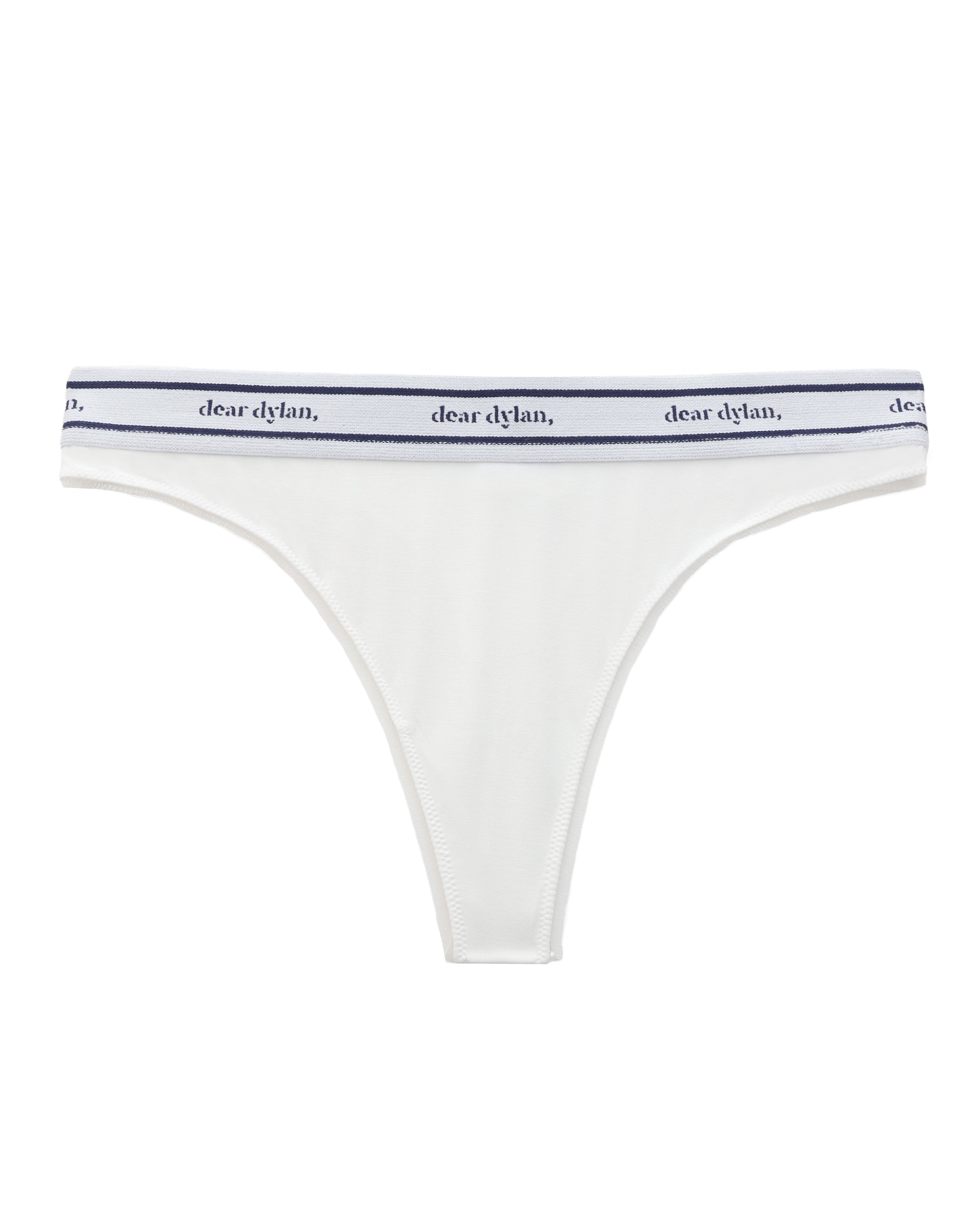 Baseline Thong - White