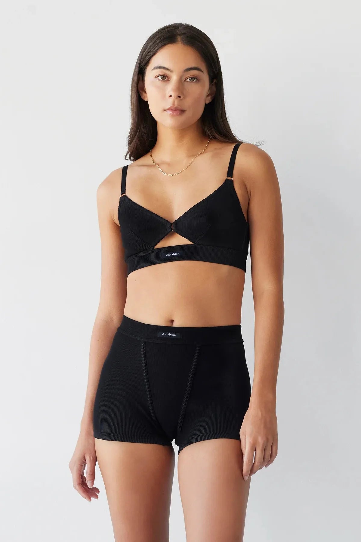 Black brief short