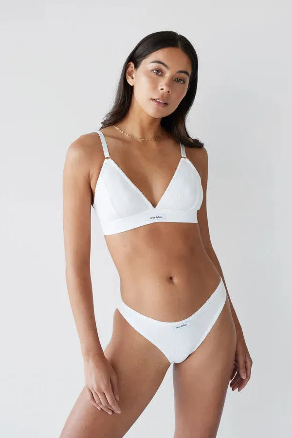 white full coverage underwear