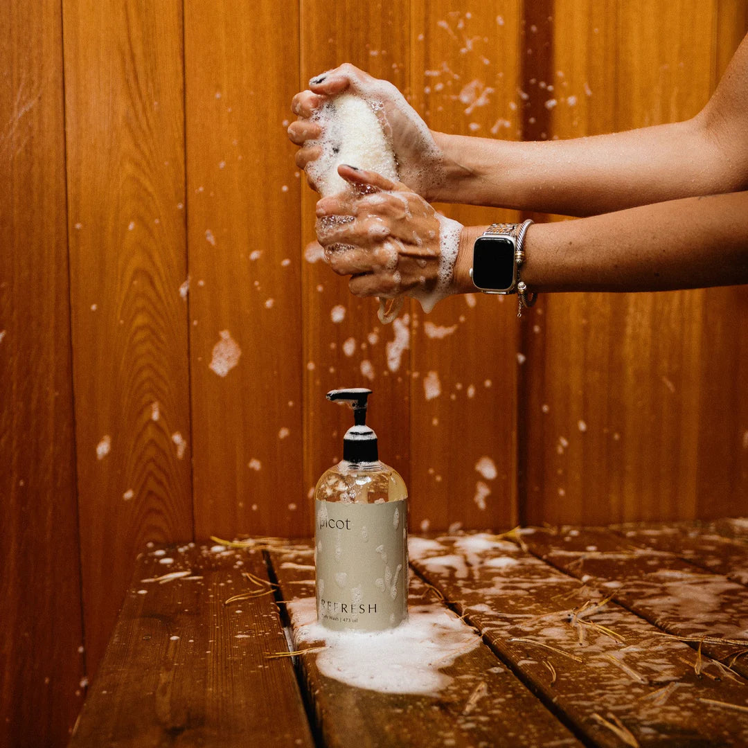 Natural Hemp and Cotton Loofah