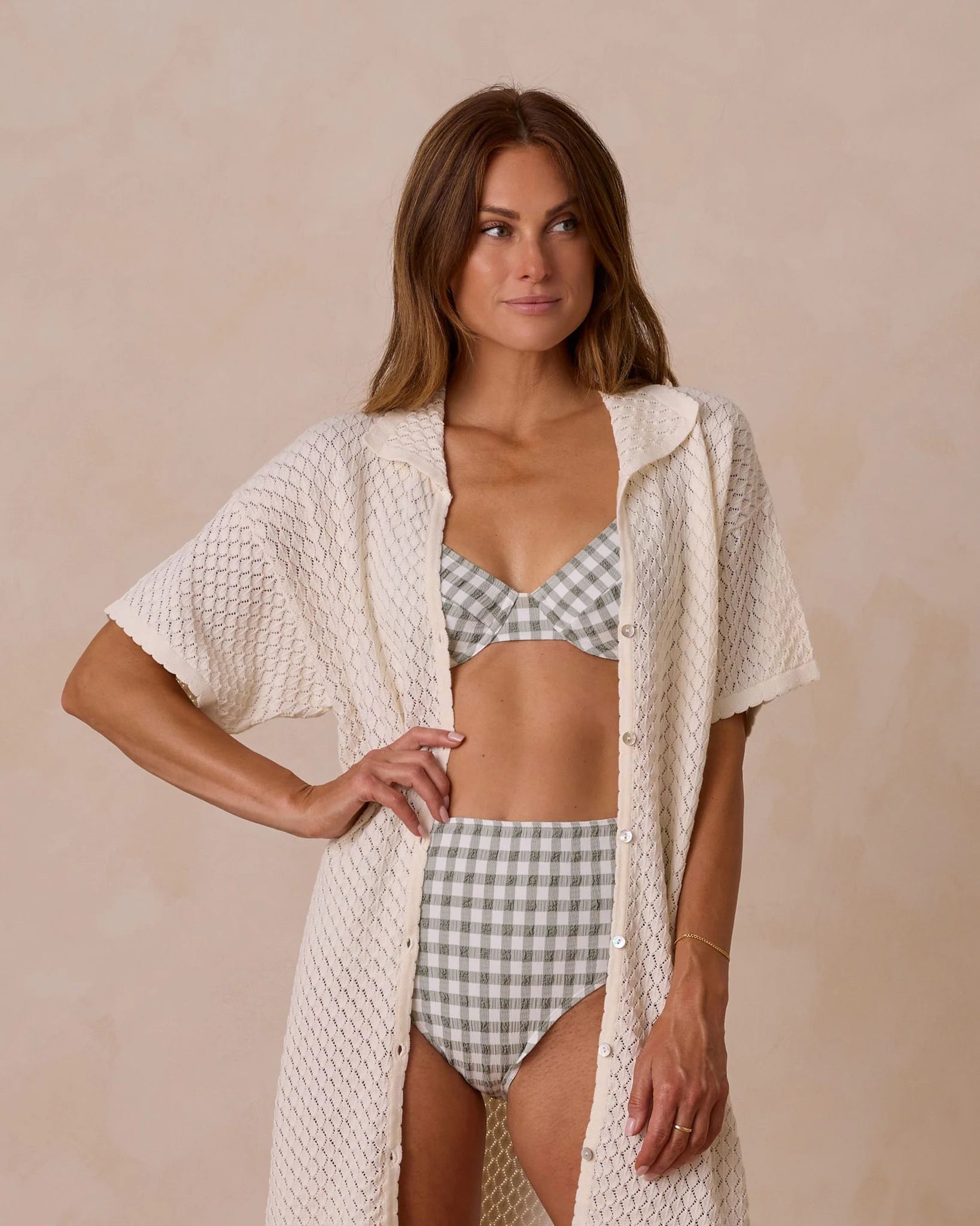 Knit Cover Up - Ivory