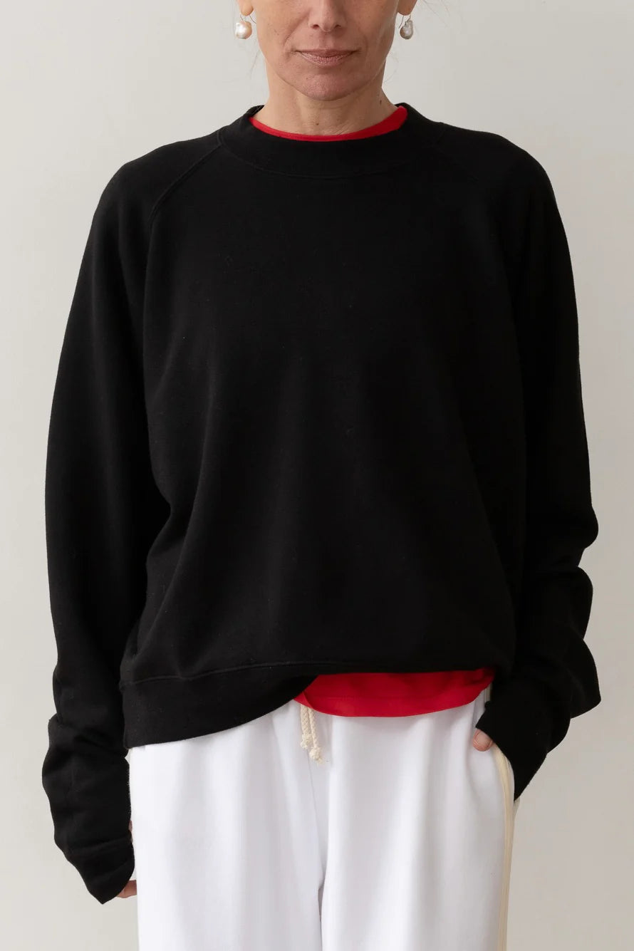 The Eco-Terry Crewneck - Jet