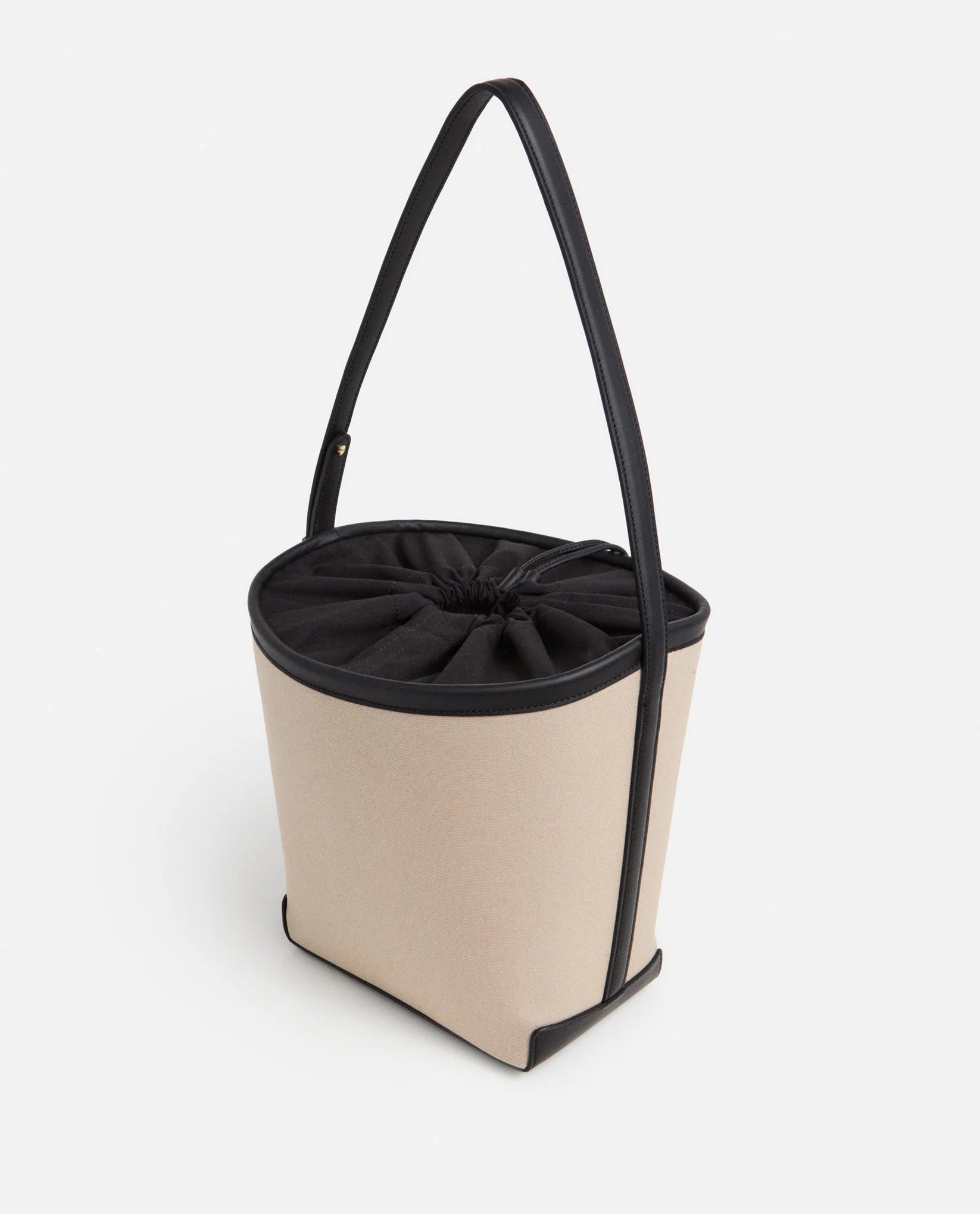 Ophelia Bucket Bag Canvas - Pale Beige