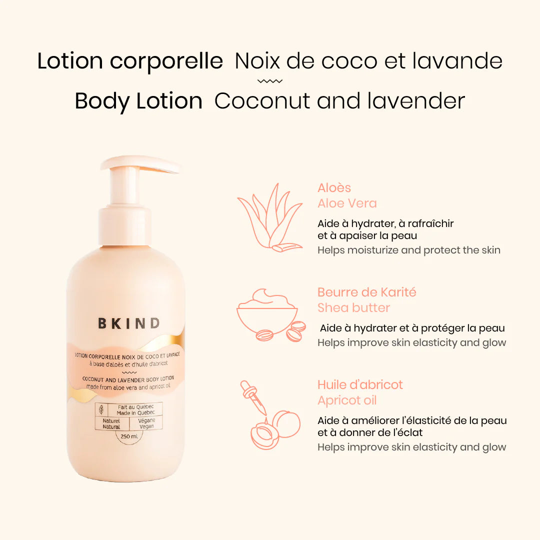 Moisturizing Body Lotion - Coconut and Lavender