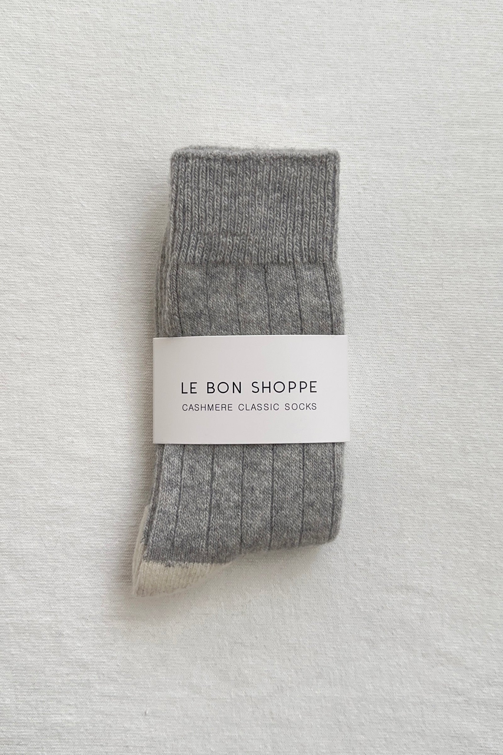 Classic Cashmere Socks - Grey Melange