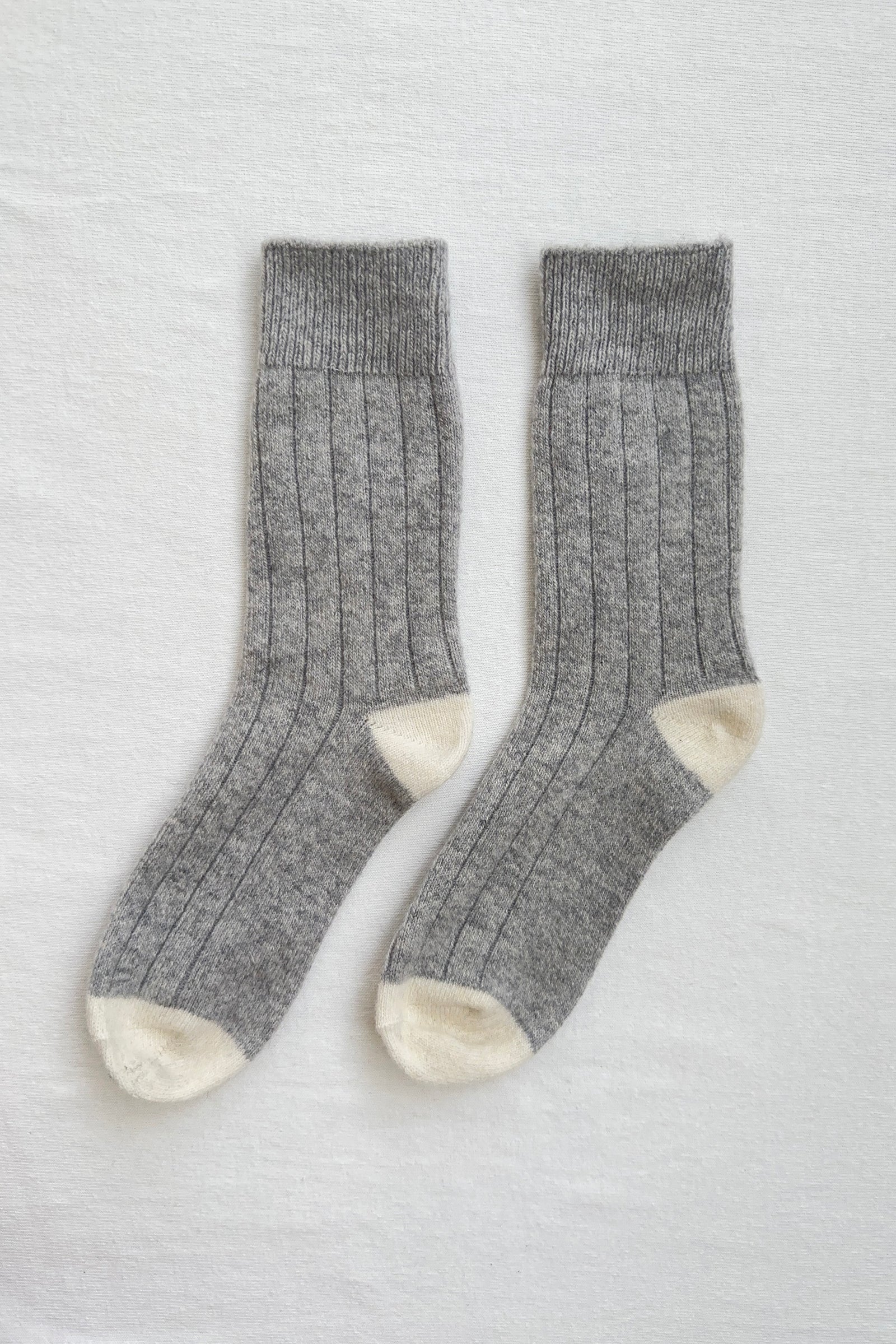 Classic Cashmere Socks - Grey Melange