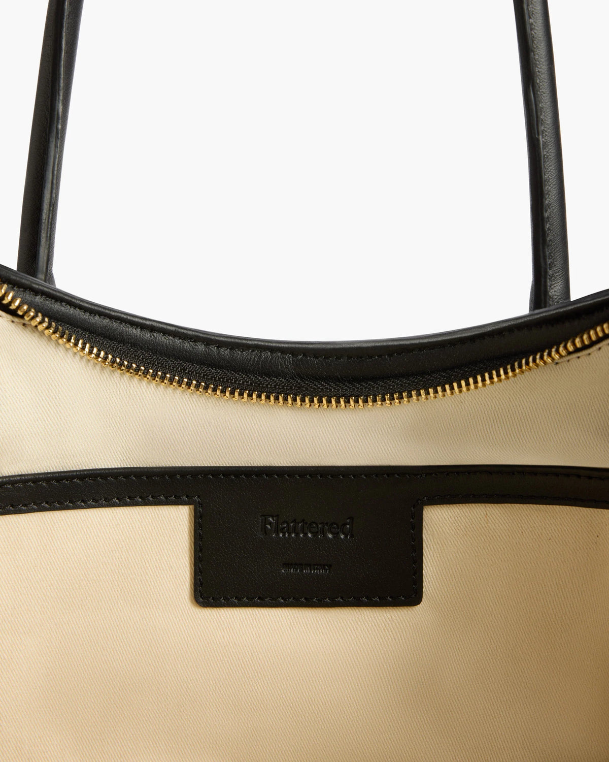 Gaia Tote Bag Leather - Black