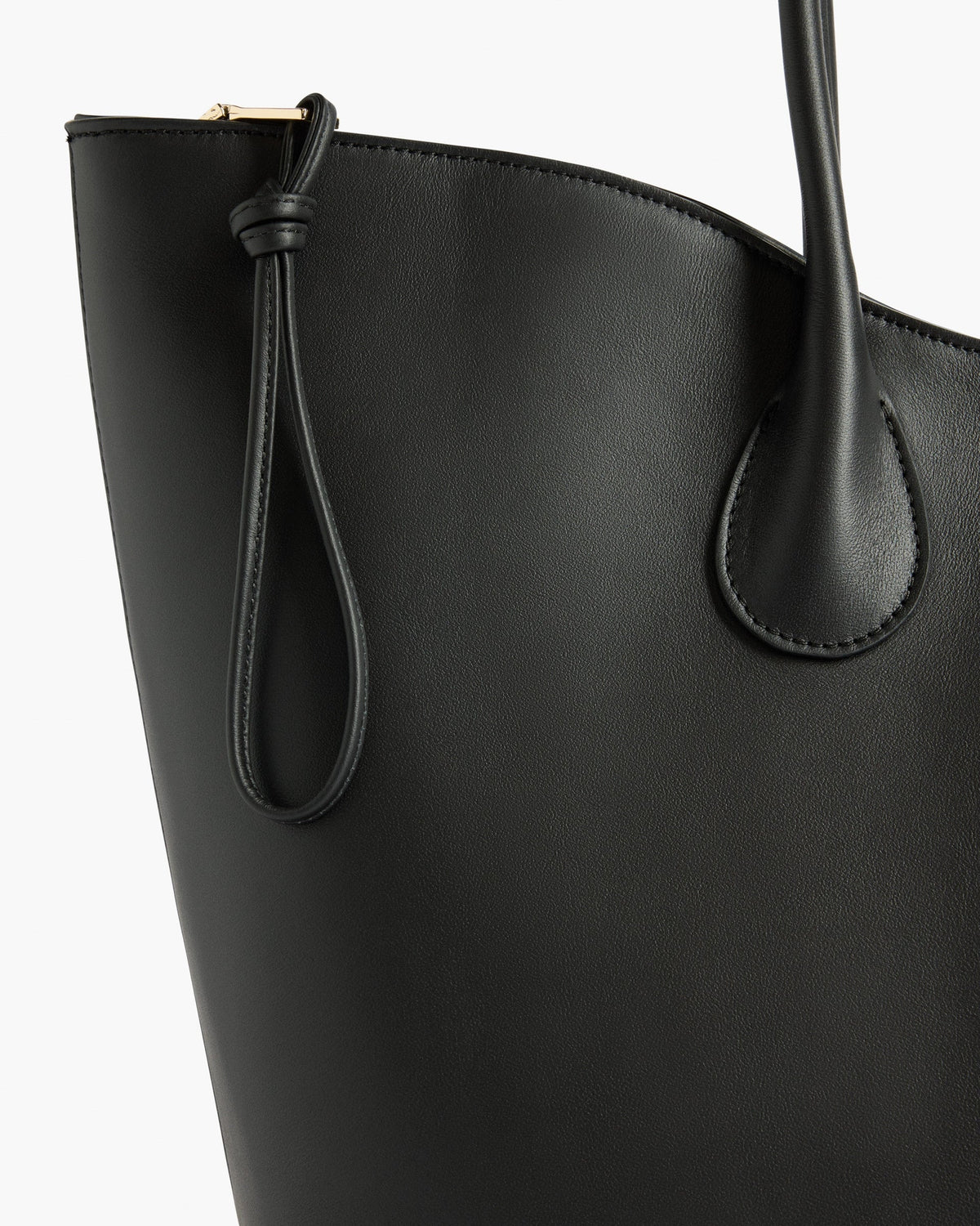 Gaia Tote Bag Leather - Black