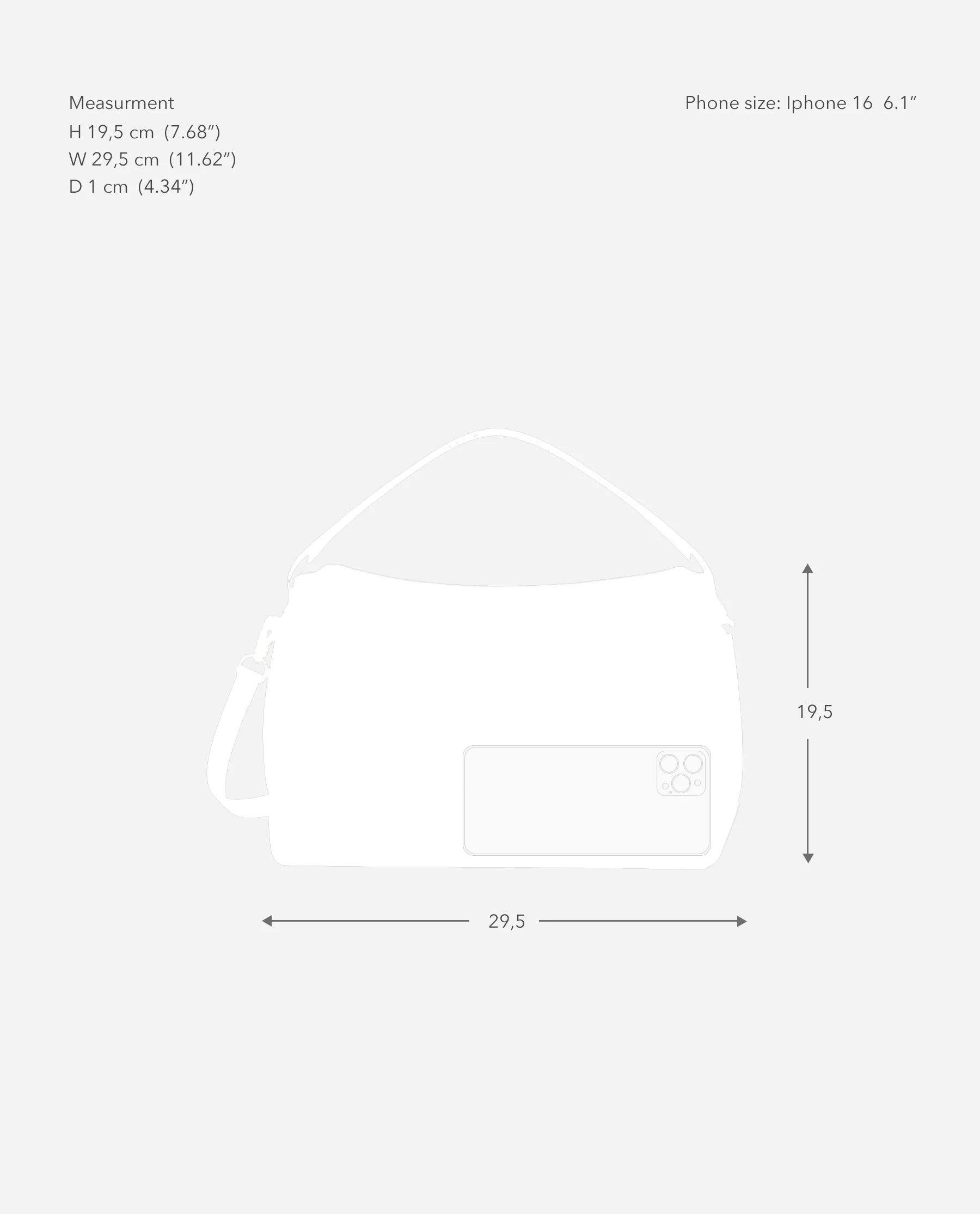 Hanna Grande Bag Grained - Black