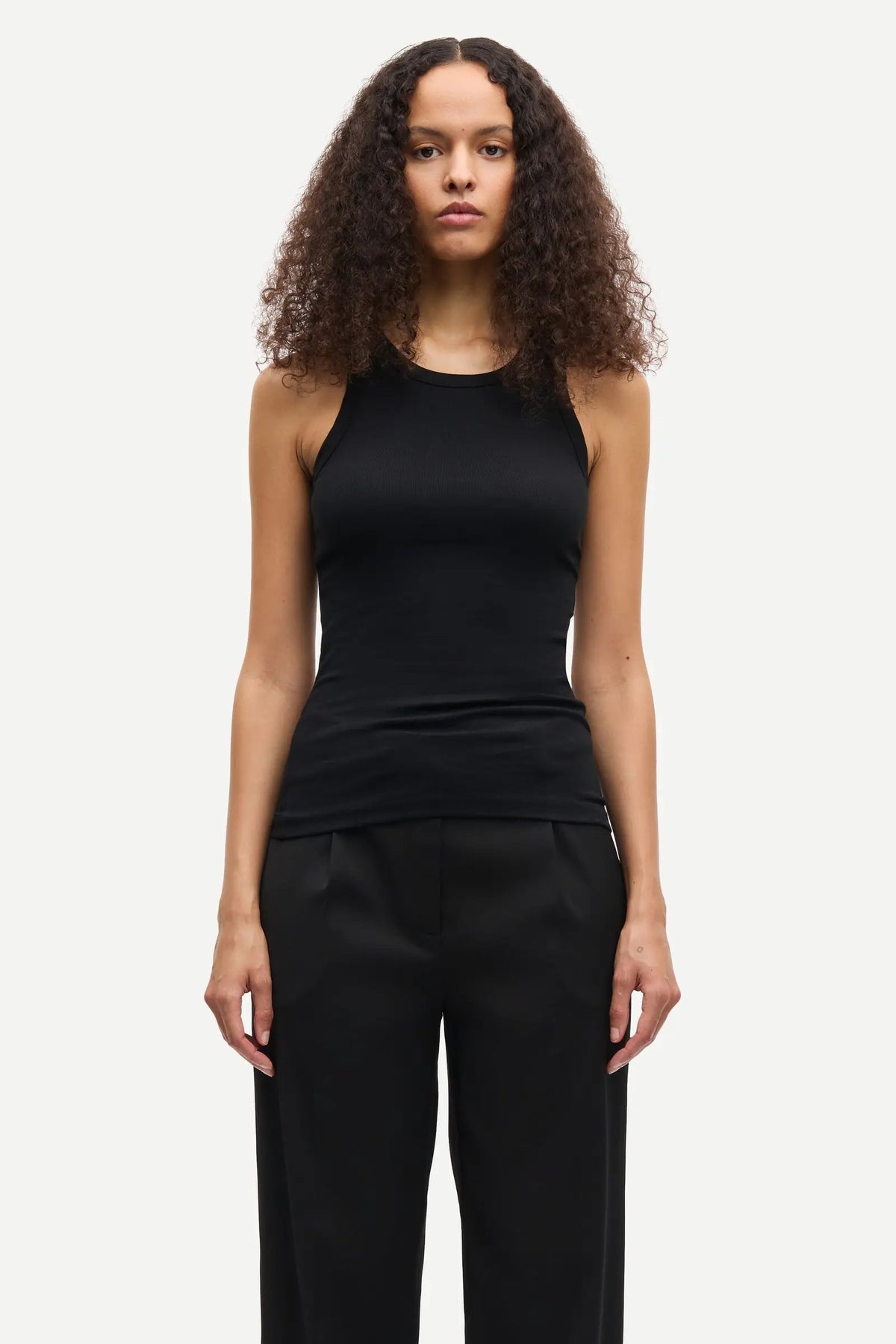 Samsoe samsoe black tank top
