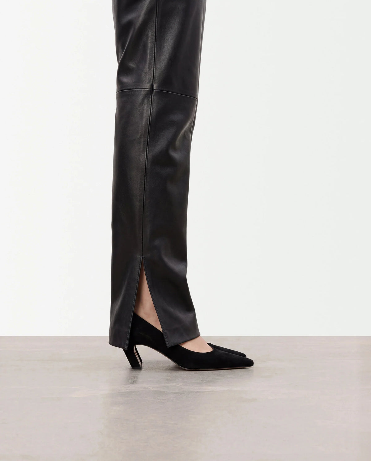 Iggy Heel - Black Suede