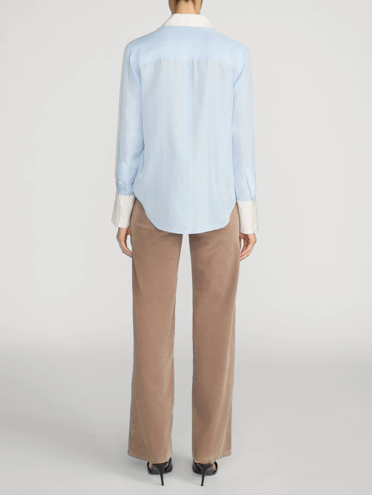 Le Slim Palazzo Modernist Pocket Corduroy - Soft Taupe