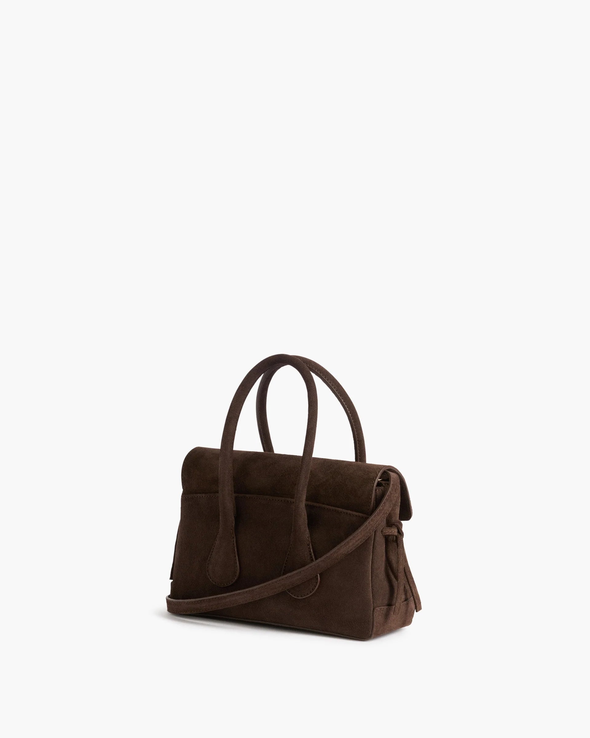 Lydia Mini Bag Suede - Chocolate