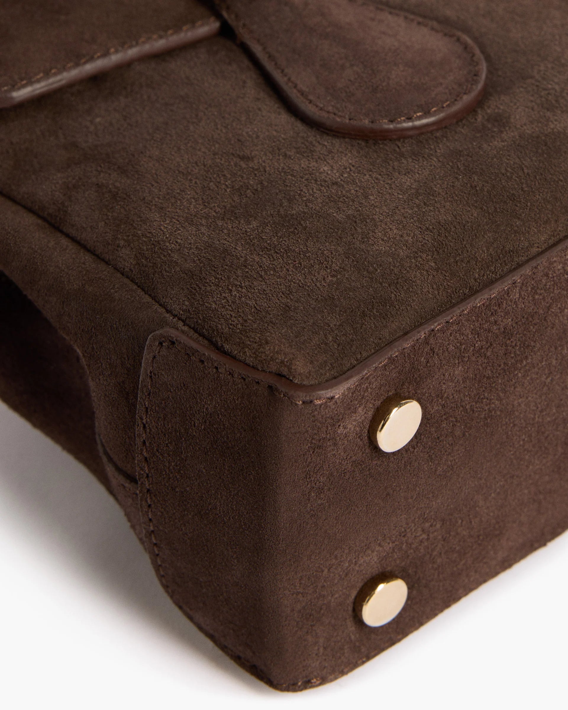 Lydia Mini Bag Suede - Chocolate