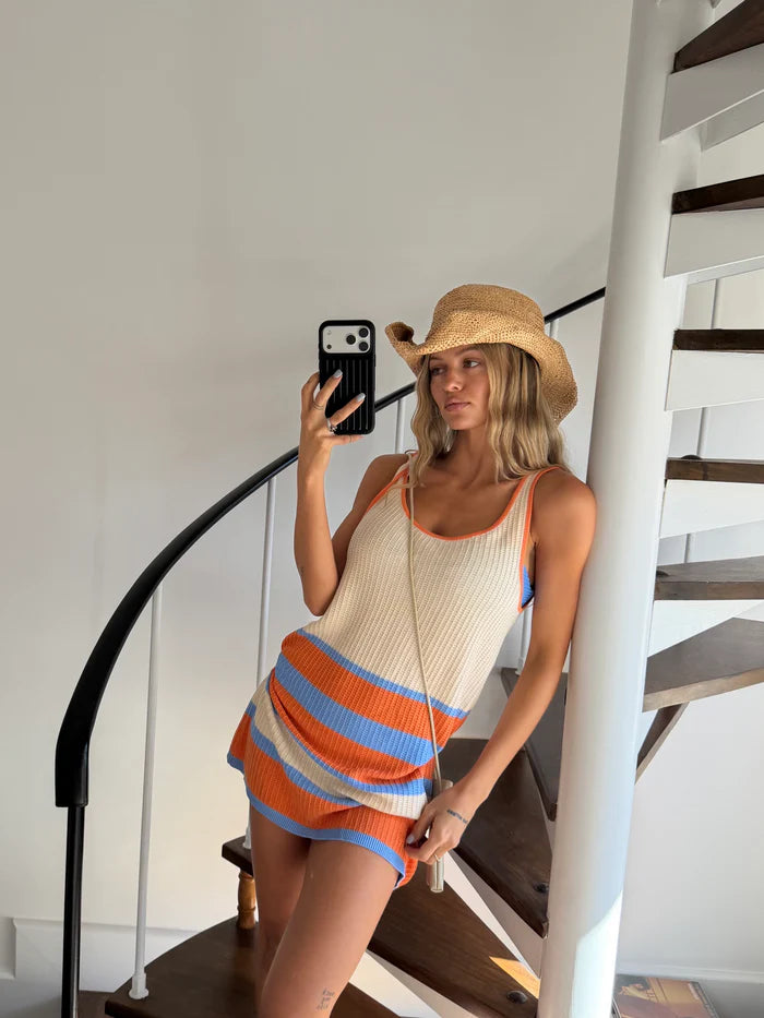 Evora Knit Dress - Portofino