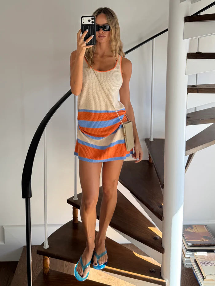 Evora Knit Dress - Portofino