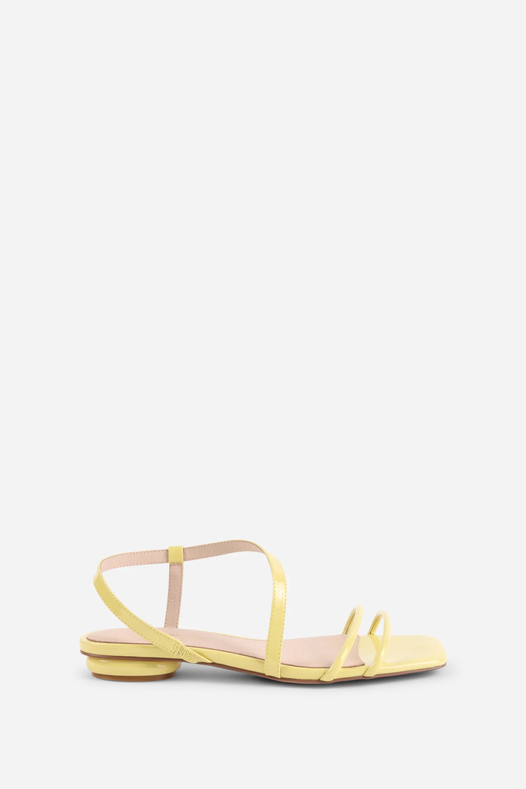 Nonfiction Flat Sandal - Lemon