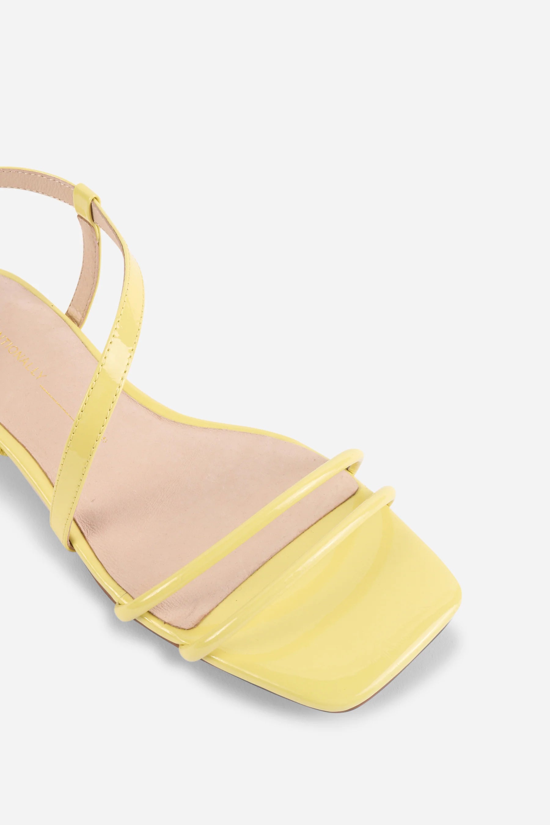 Nonfiction Flat Sandal - Lemon