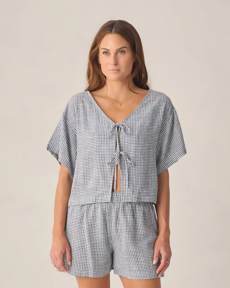 Juniper Set - Marine Gingham