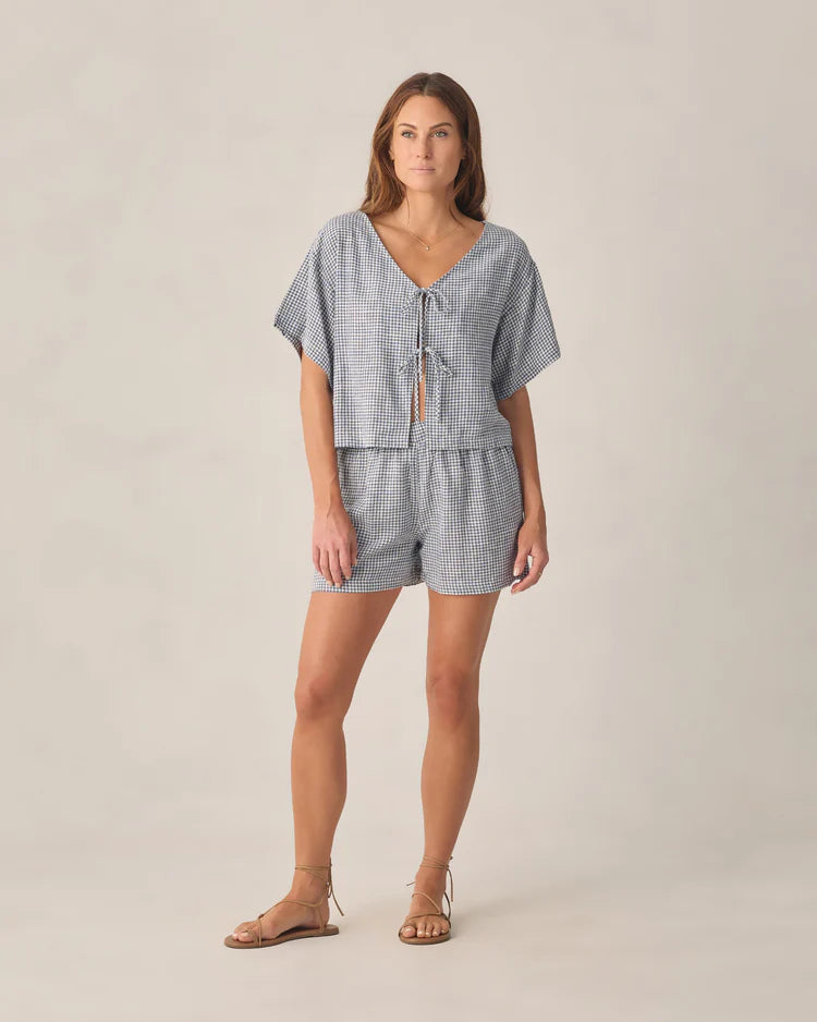 Juniper Set - Marine Gingham