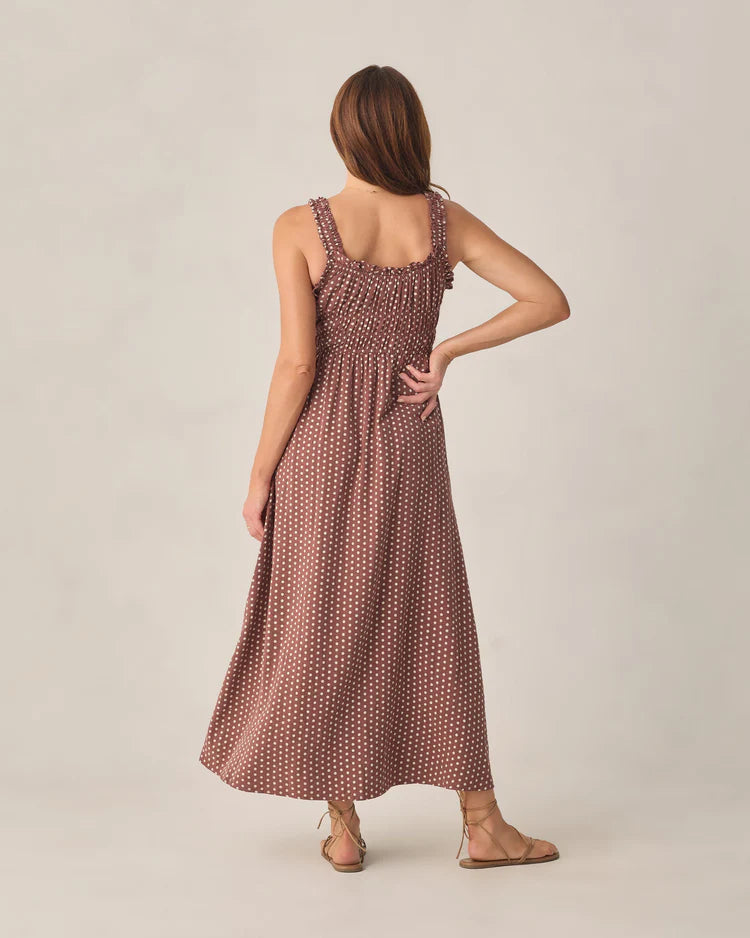 Jane Dress - Chocolate Polka Dot