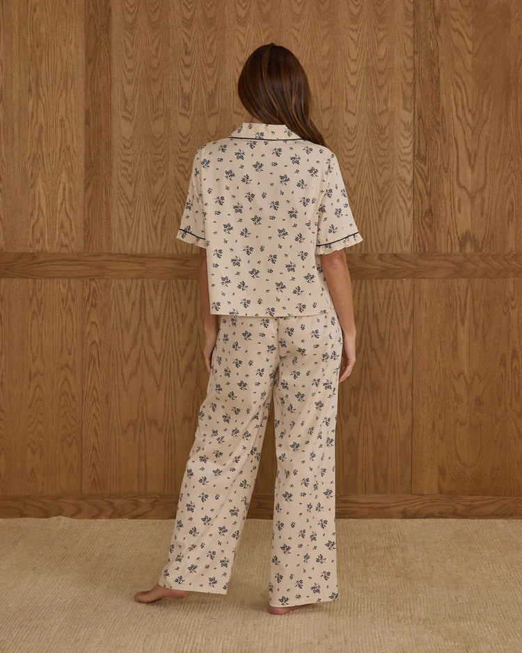 Woven Pajama Set - Blue Floral