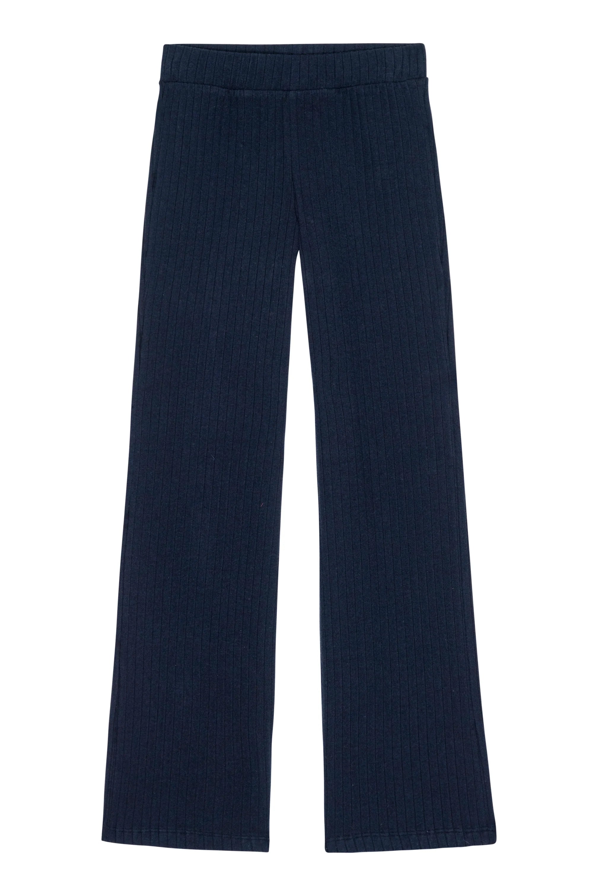 The Sweater Rib Simple Pant - Navy
