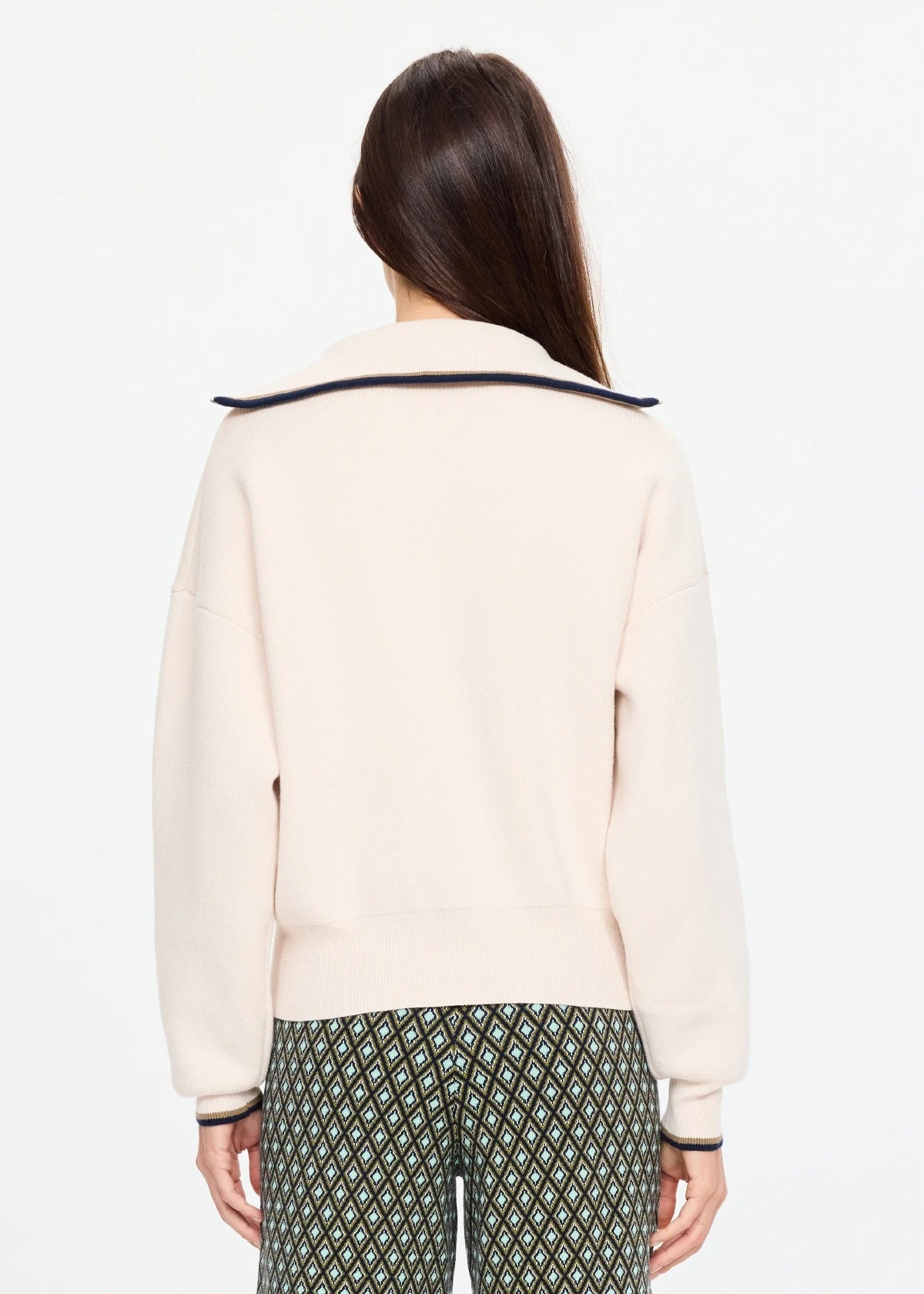 Kairo Half Zip Knit - Cream