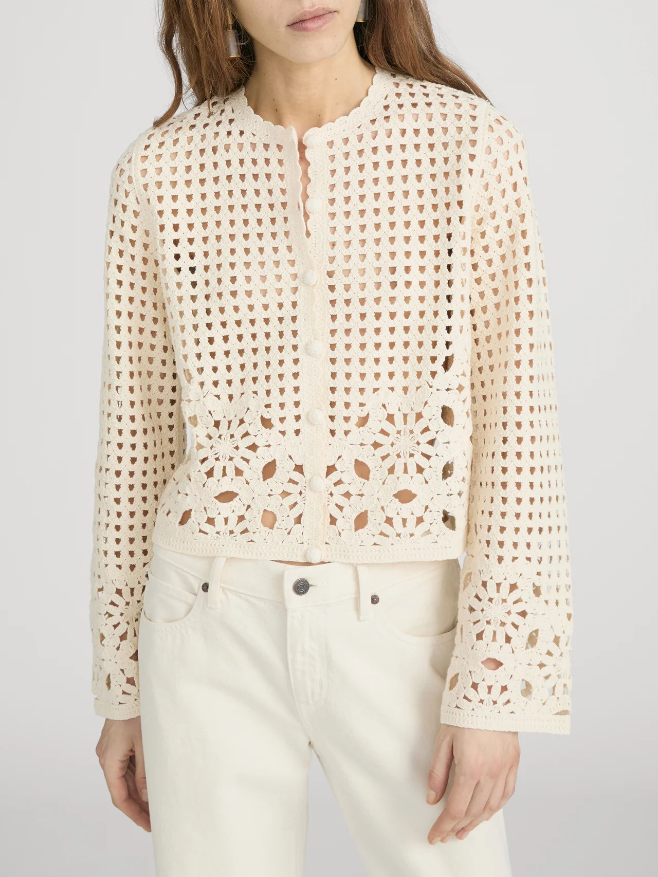 The Postcard Cardi – Cream