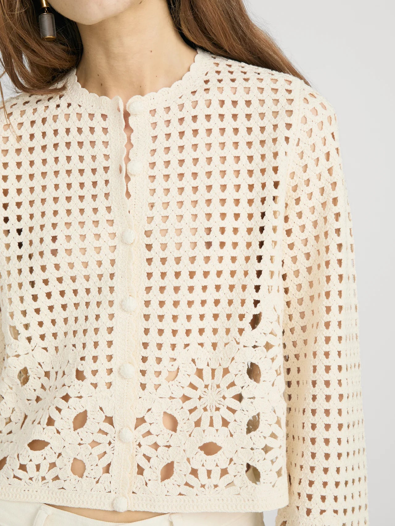 The Postcard Cardi – Cream
